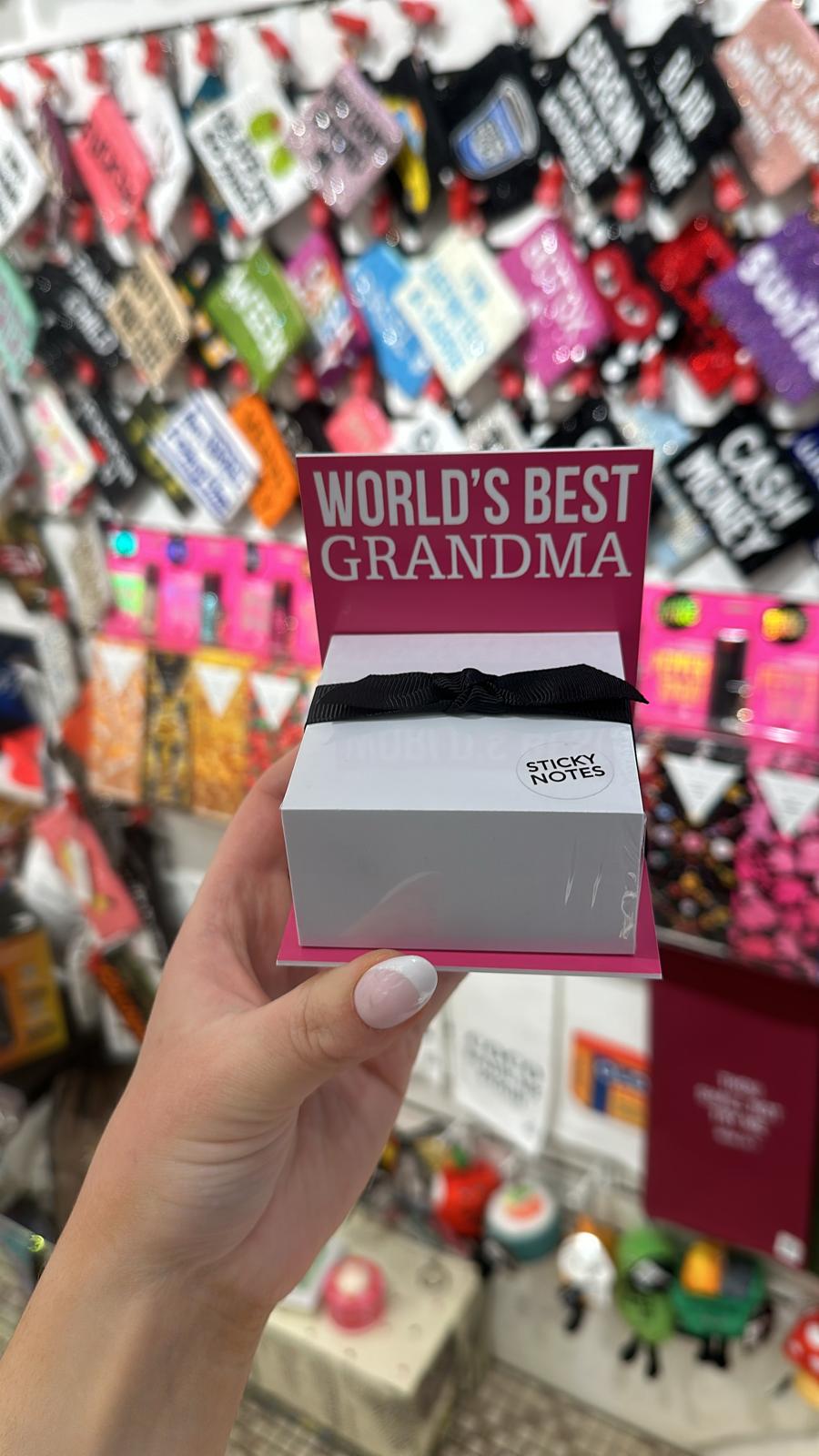 World's Best Grandma Sticky Notes