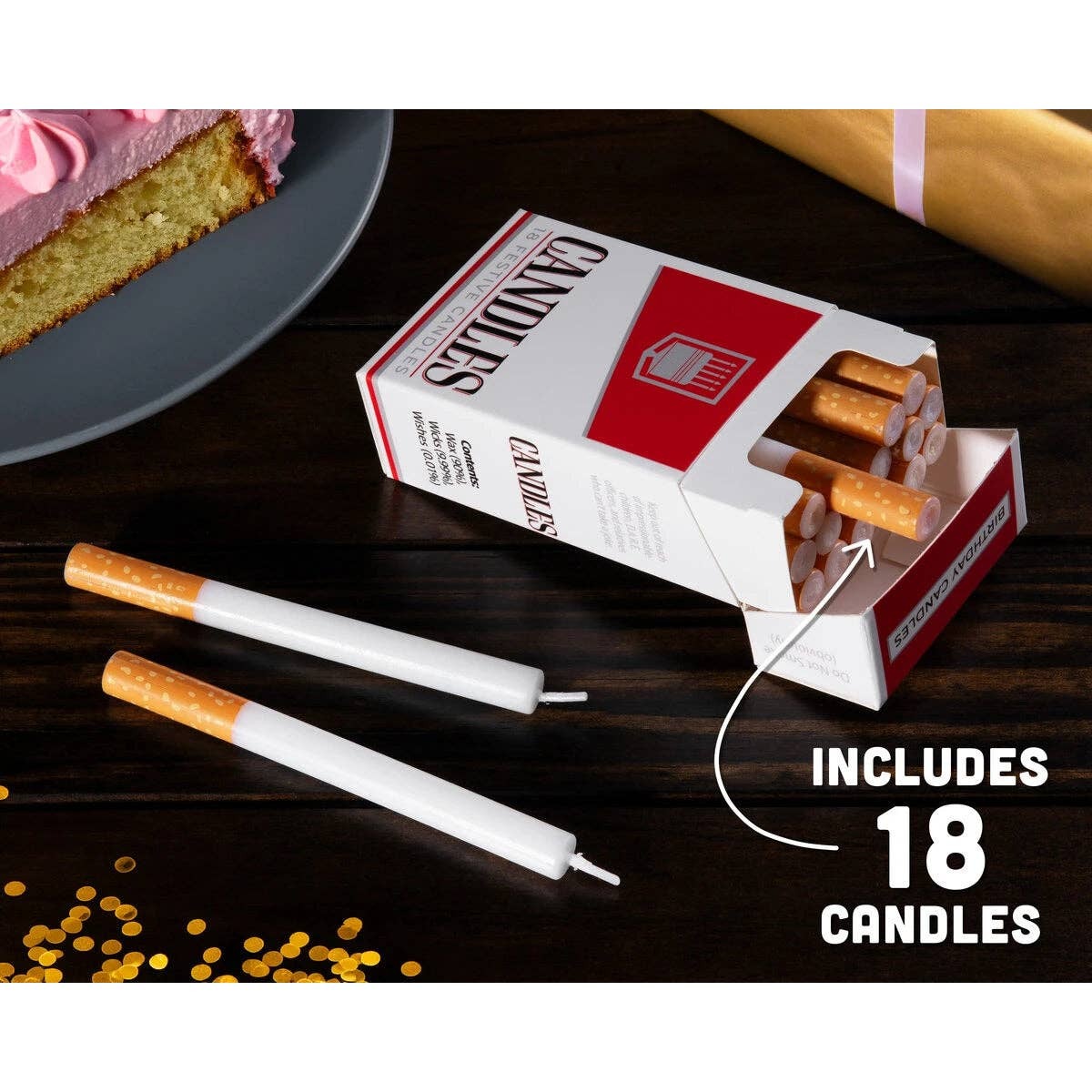 Cigarette Birthday Candles