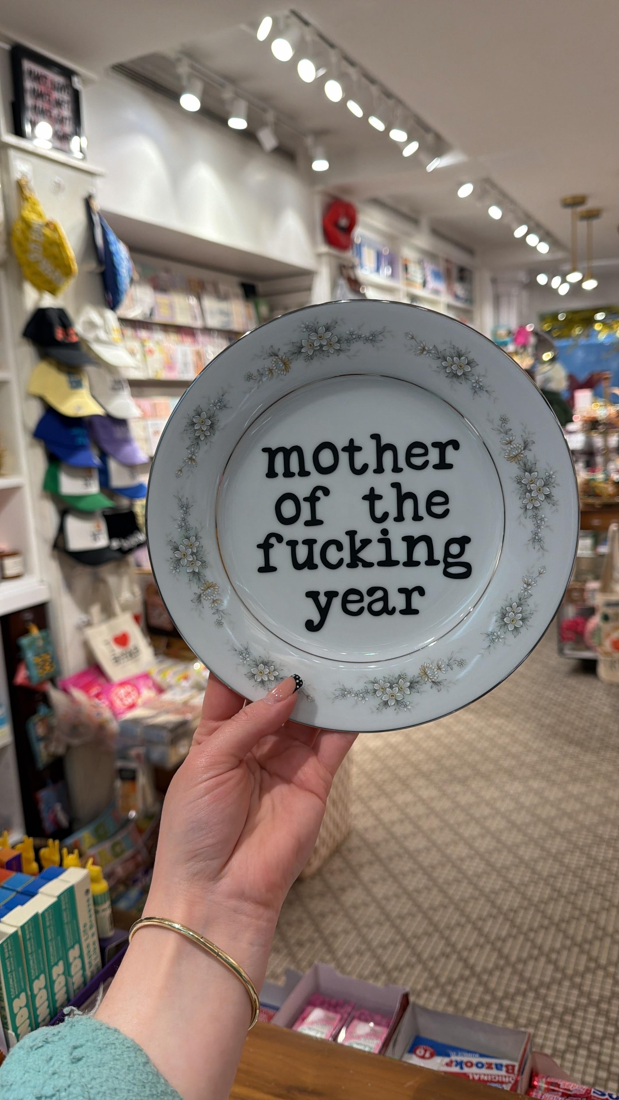 Mother Of The Year Plate