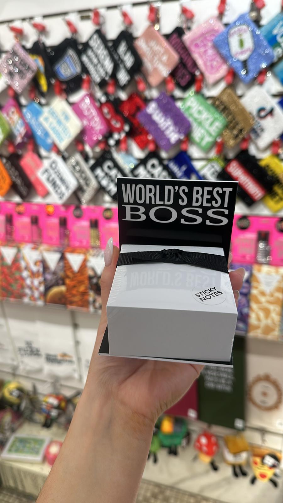 World's Best Boss Sticky Notes