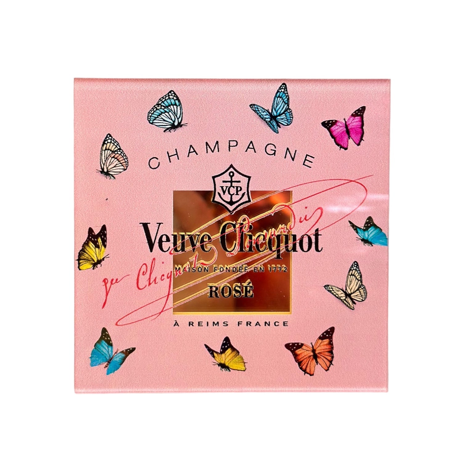 Veuve Pink Coaster