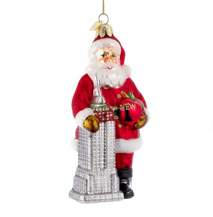 Empire State Santa Ornament