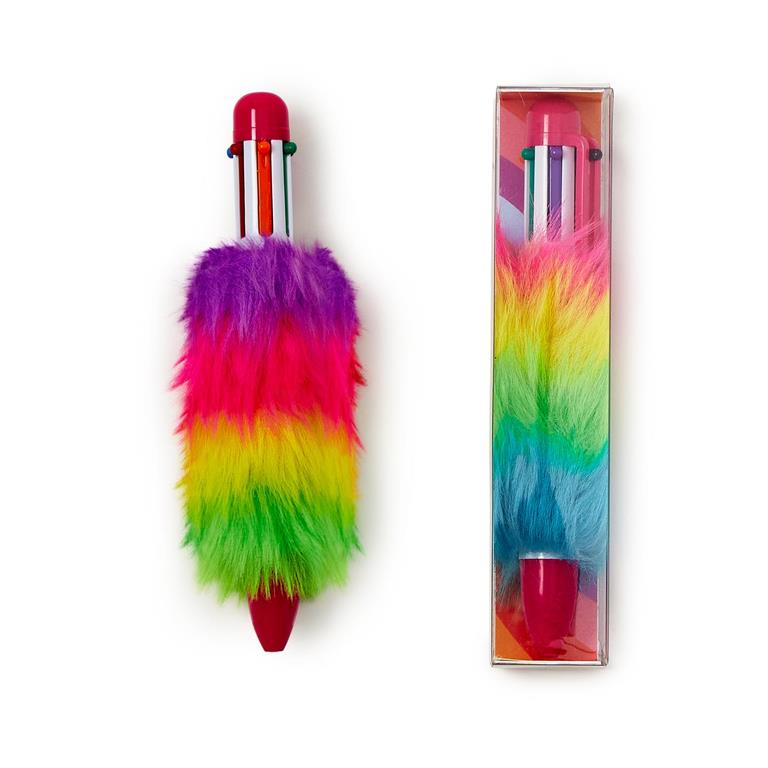 Rainbow Plush Pen