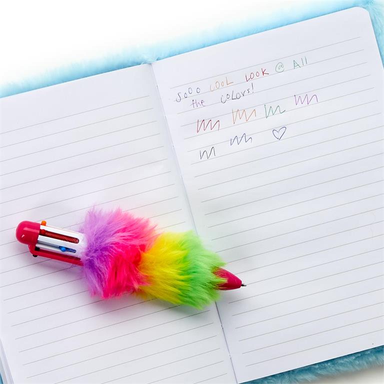 Rainbow Plush Pen