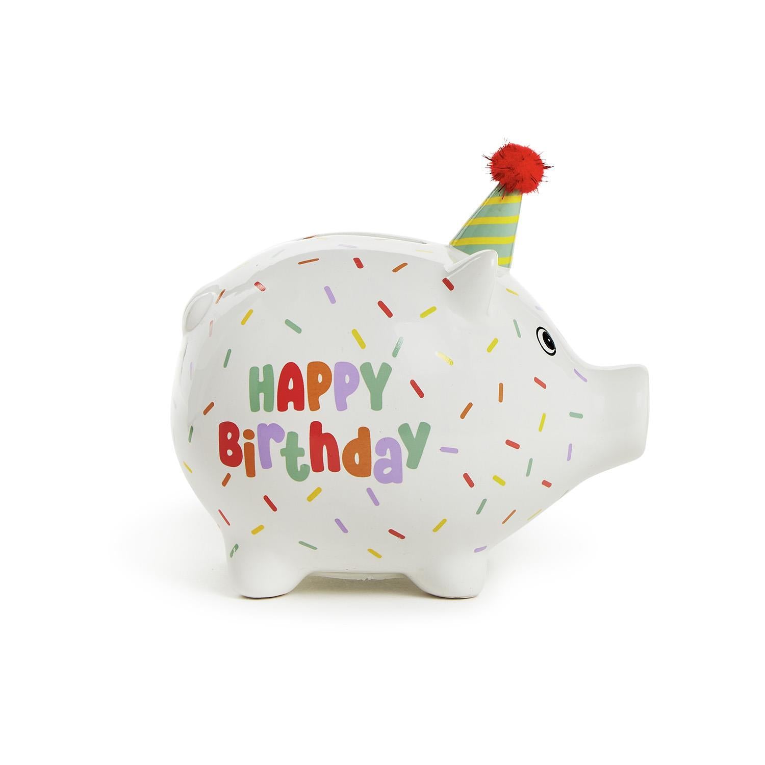 Birthday Confetti Piggy Bank