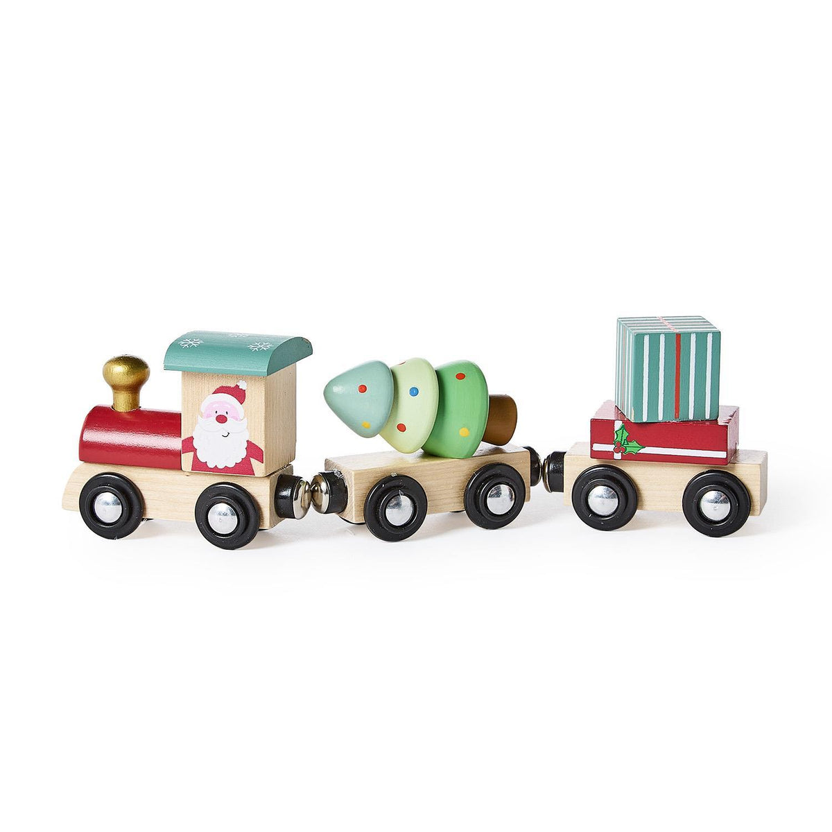 Wooden Magnetic Train Set