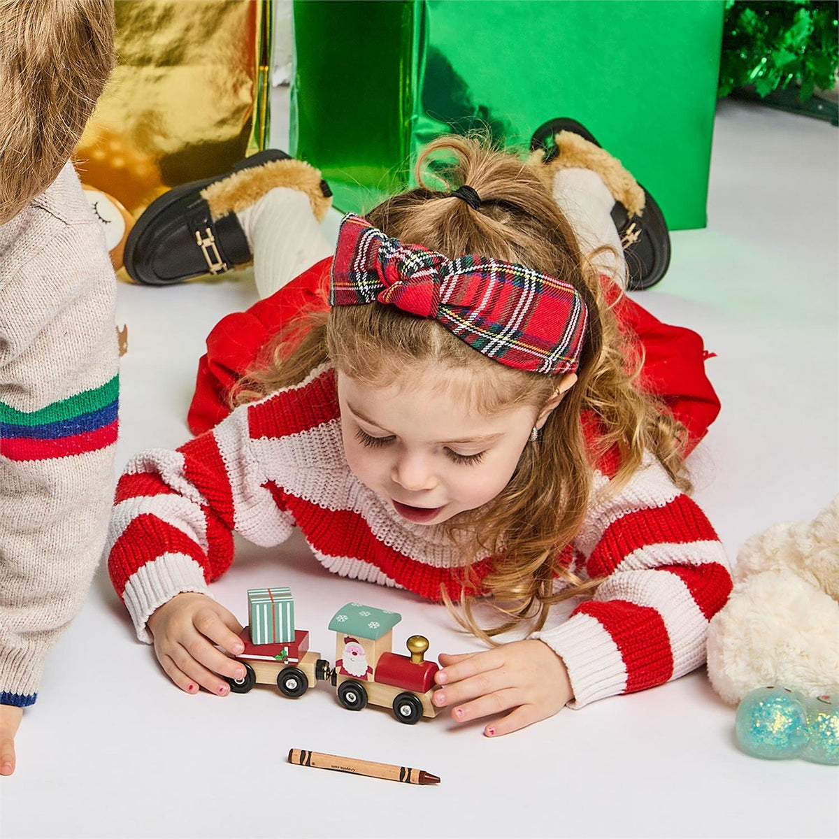 Wooden Magnetic Train Set
