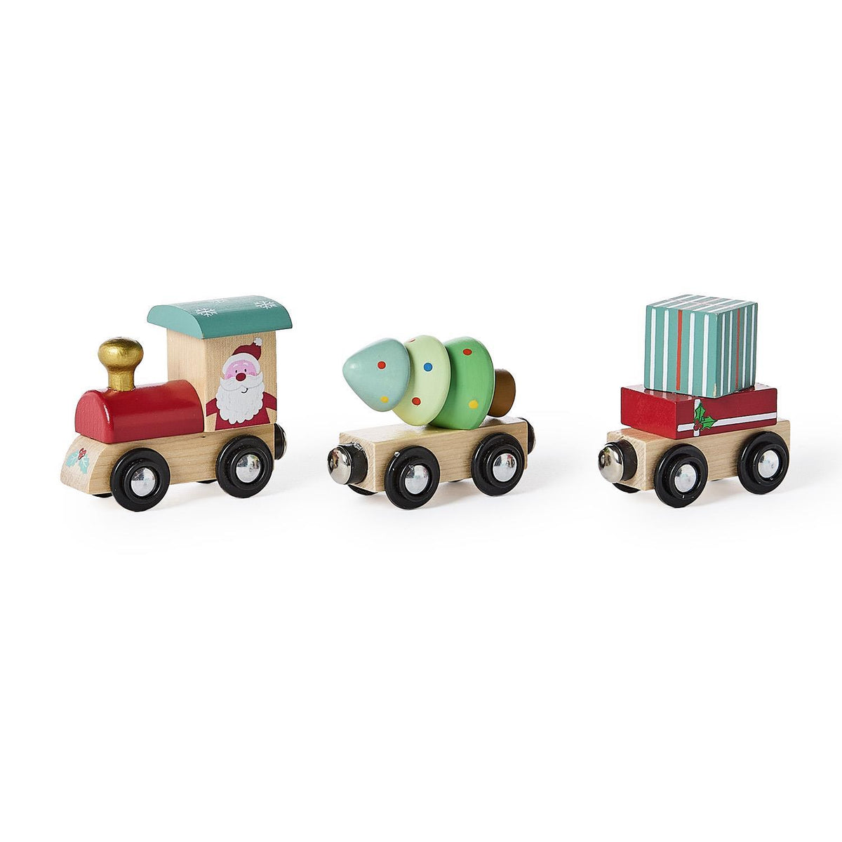 Wooden Magnetic Train Set