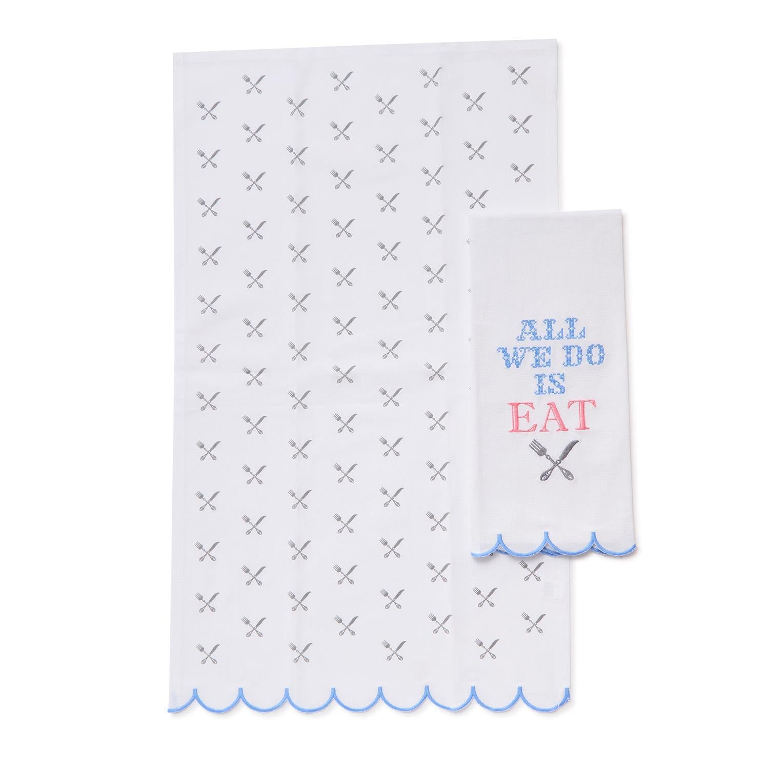 All We Do Is Eat Kitchen Towel Set