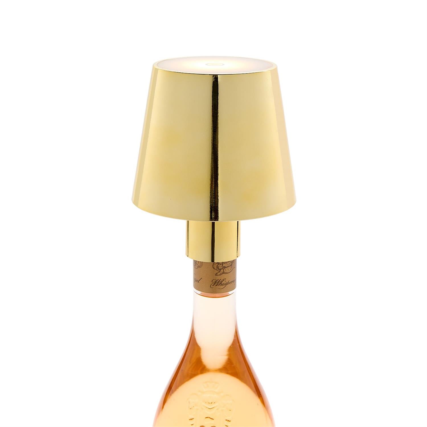 Gold Bottle Lamp