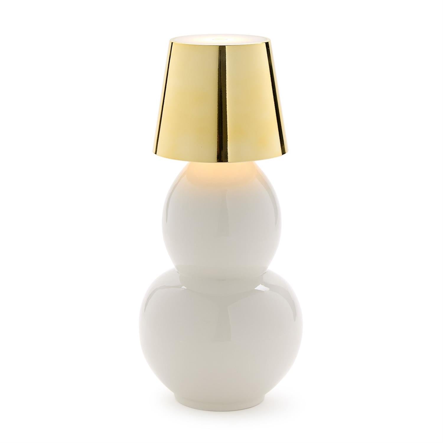 Gold Bottle Lamp