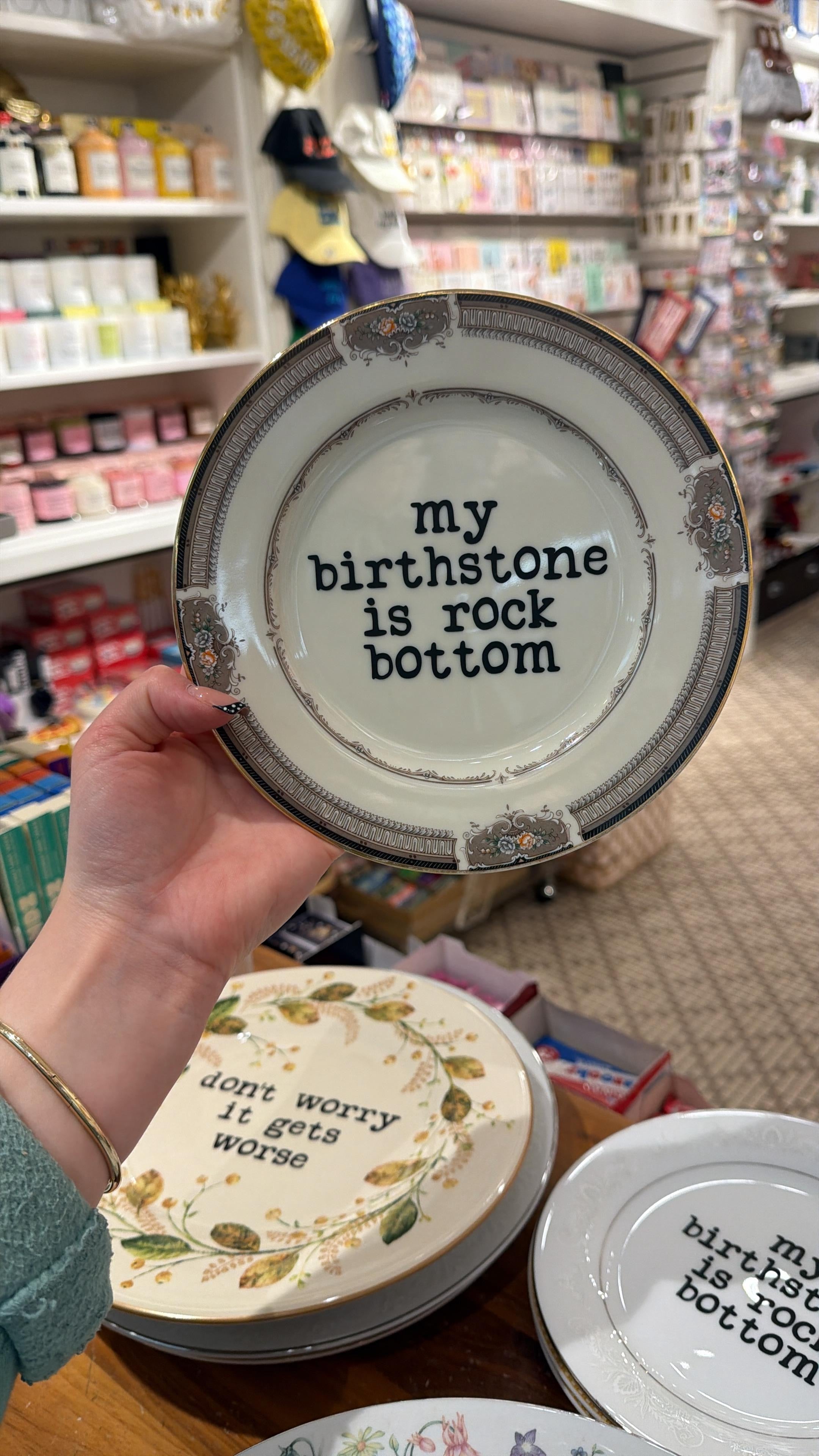 My Birthstone Plate