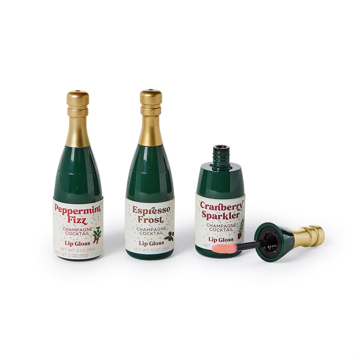 Holiday Champange Bottle Lip Gloss