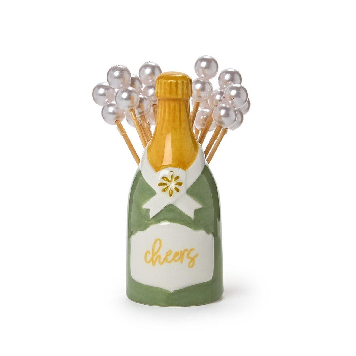 Cocktail Pick Holder Champange