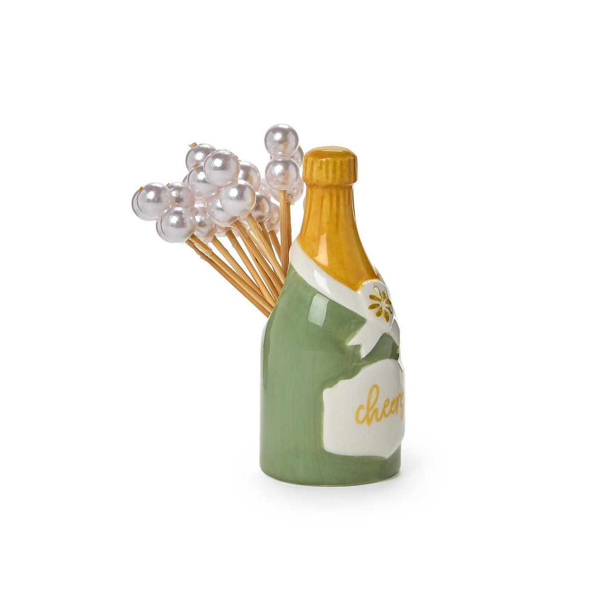 Cocktail Pick Holder Champange