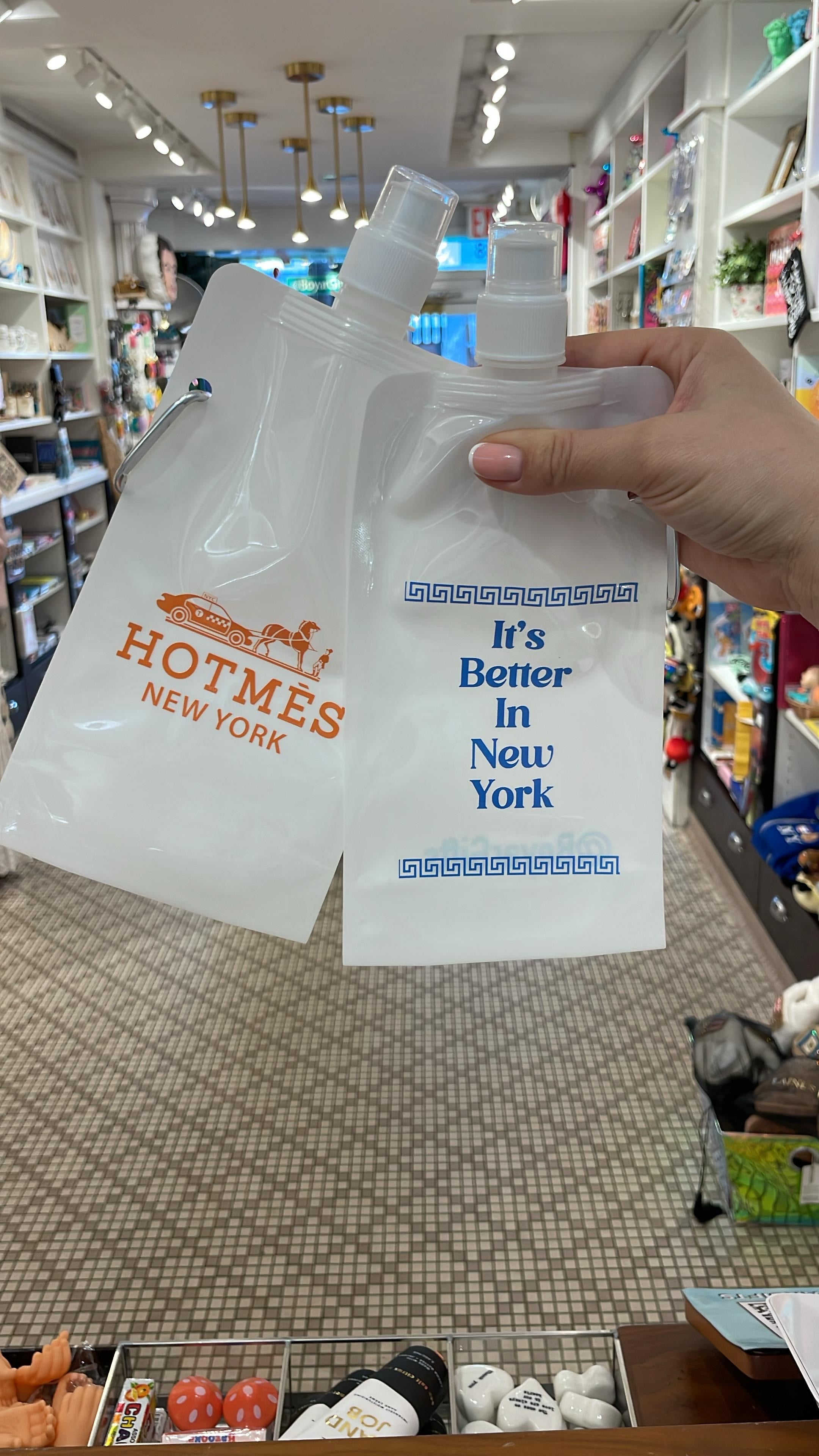 Plastic NY Flask