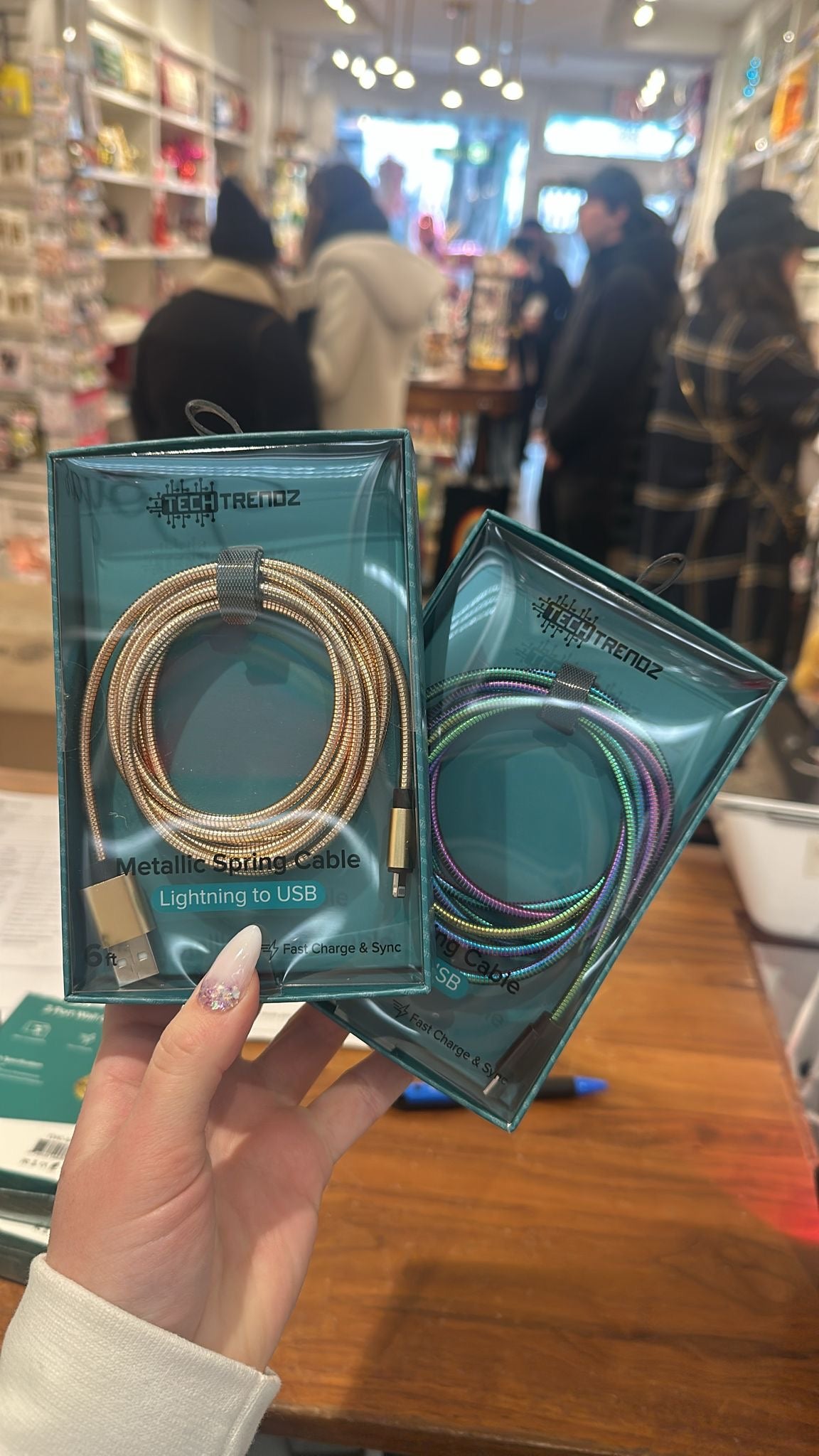 Metallic Cable for Iphone & Type C