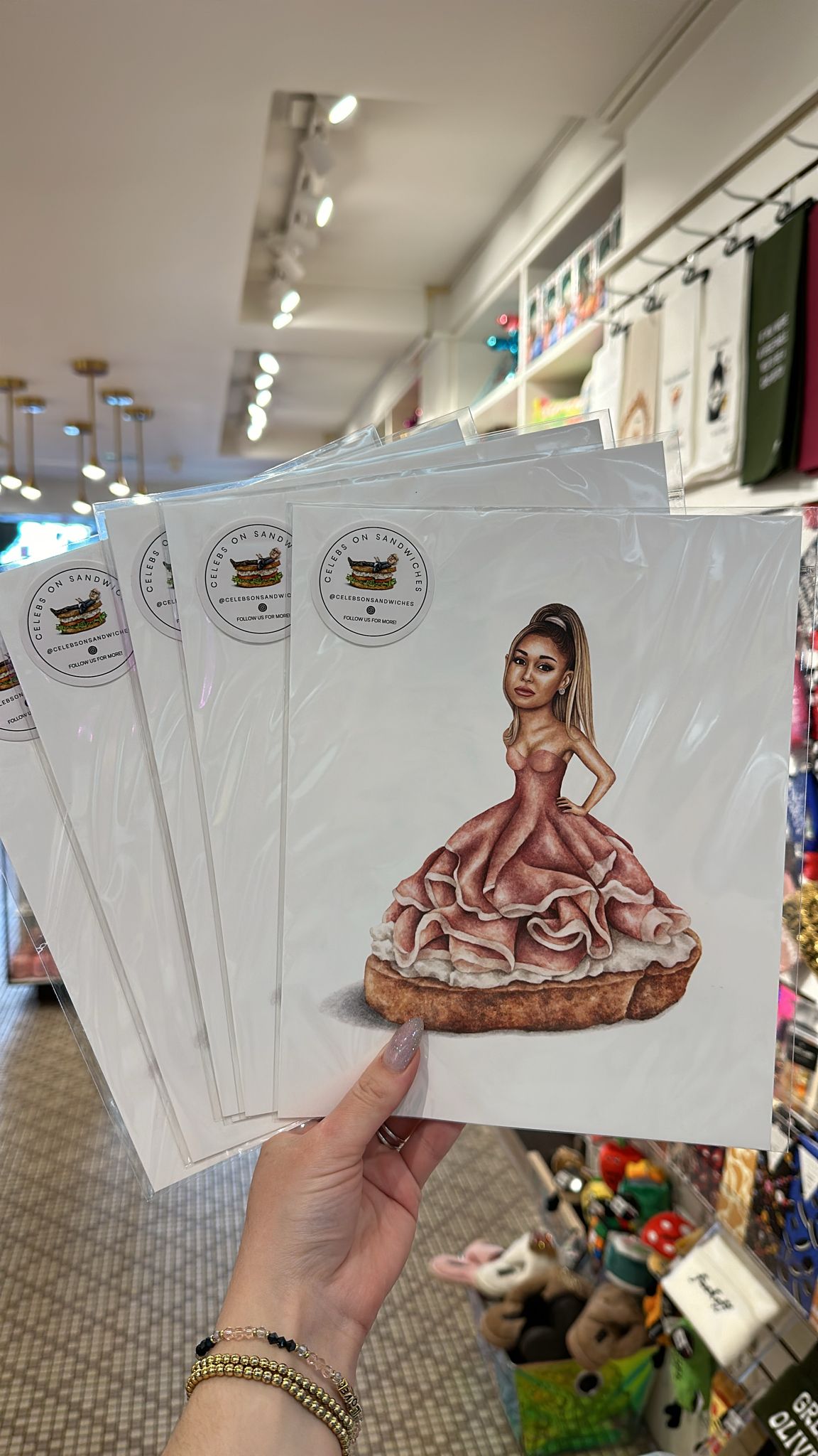 Arianna Grande On Sandwich Print