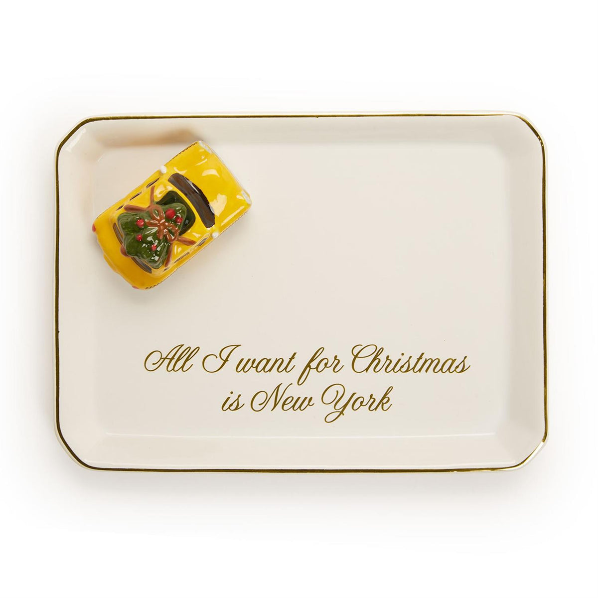 All I Want For Christmas Is New York 3D Tray