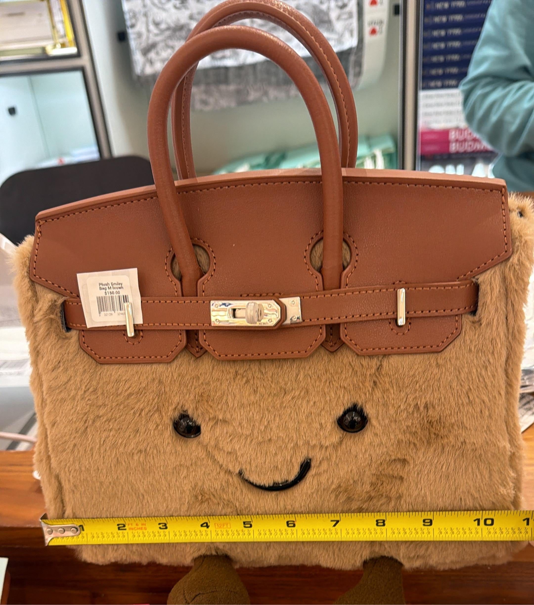Plush Smiley Bag