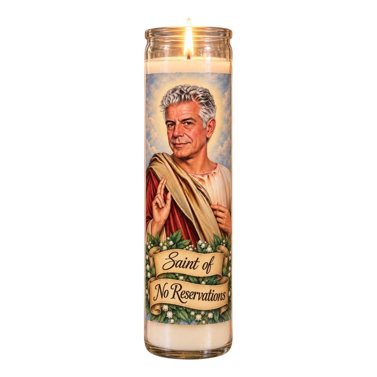 Anthony Bourdain Candle