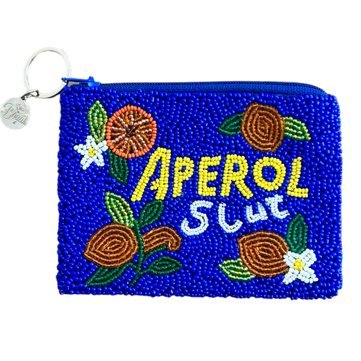 Aperol Beaded Coin Purse