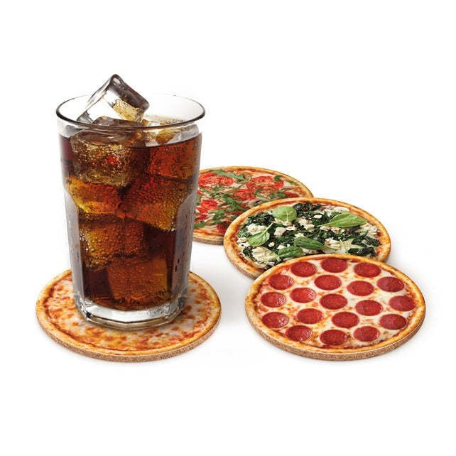 Hot And Fresh Pizza Coasters