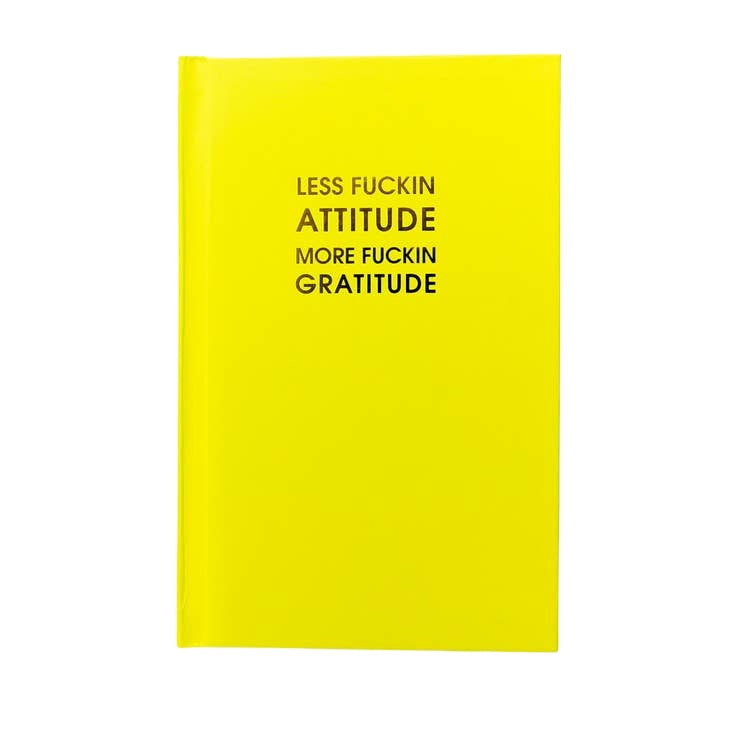 Less Attitude More Gratitude Notebook