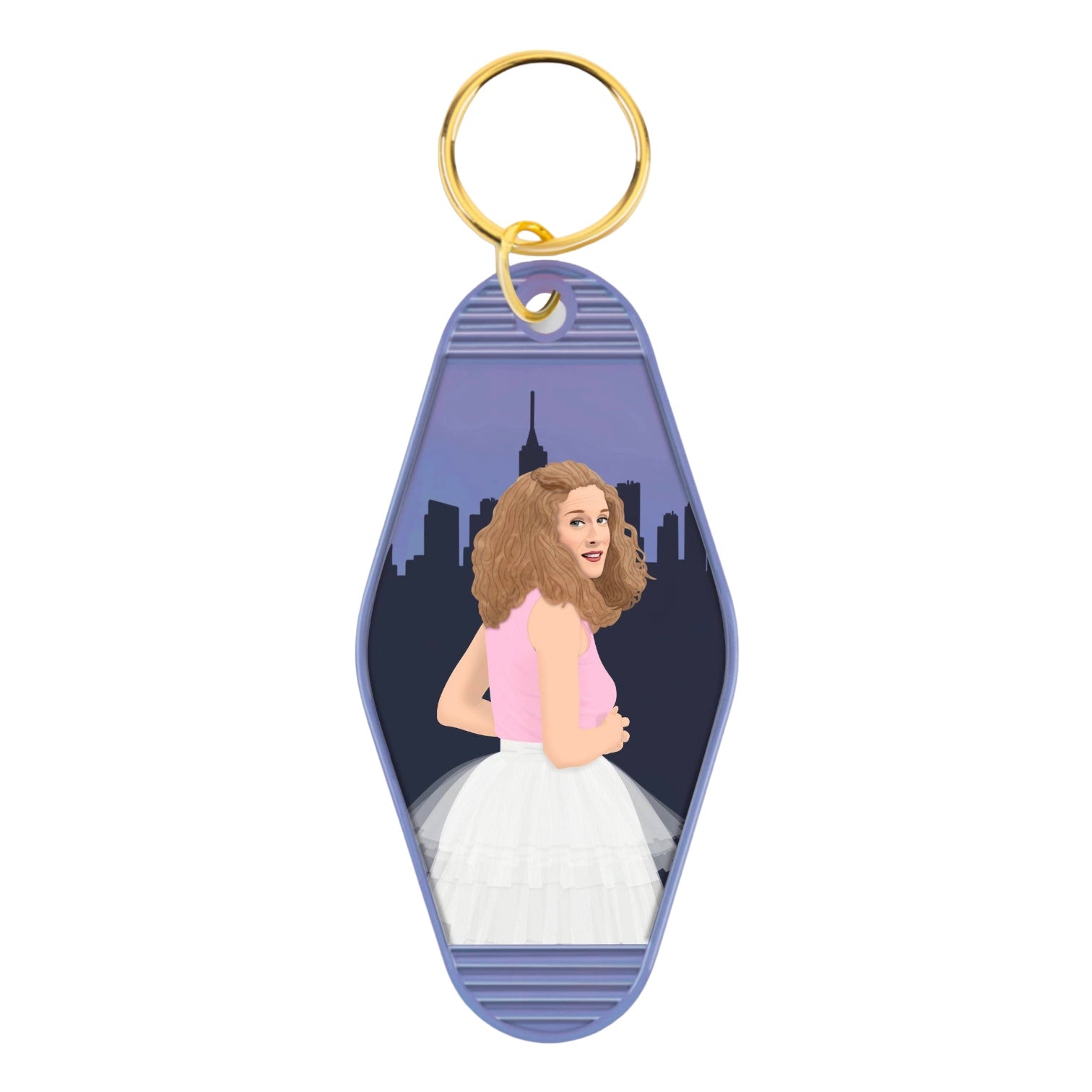 Carrie Bradshaw Motel Keychain