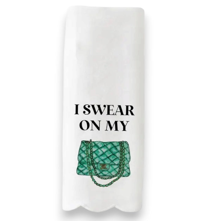 I Swear On My Bag Kitchen Towel