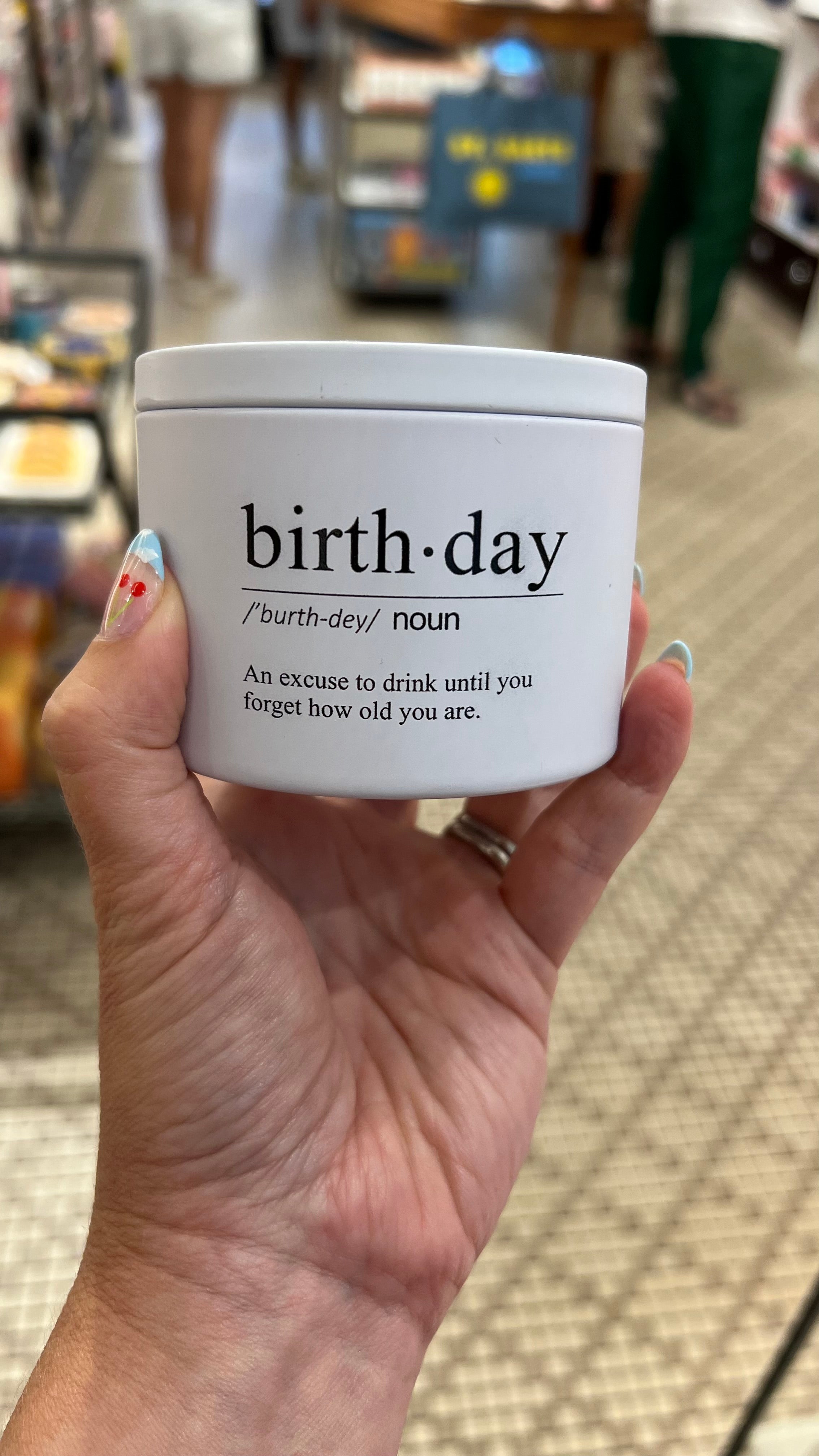Birthday Travel Candle