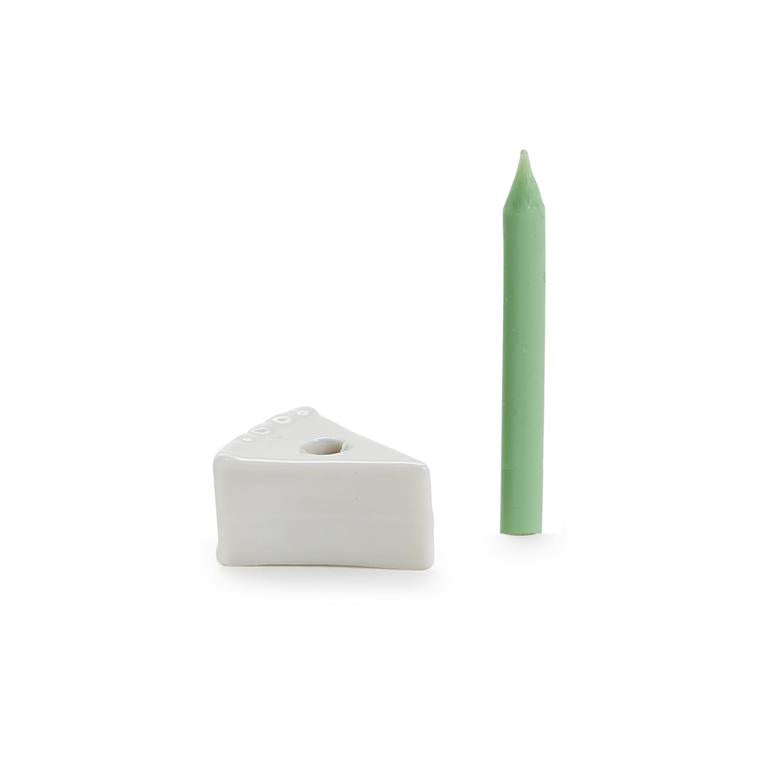 Tiny Slice of Cake Candle Set