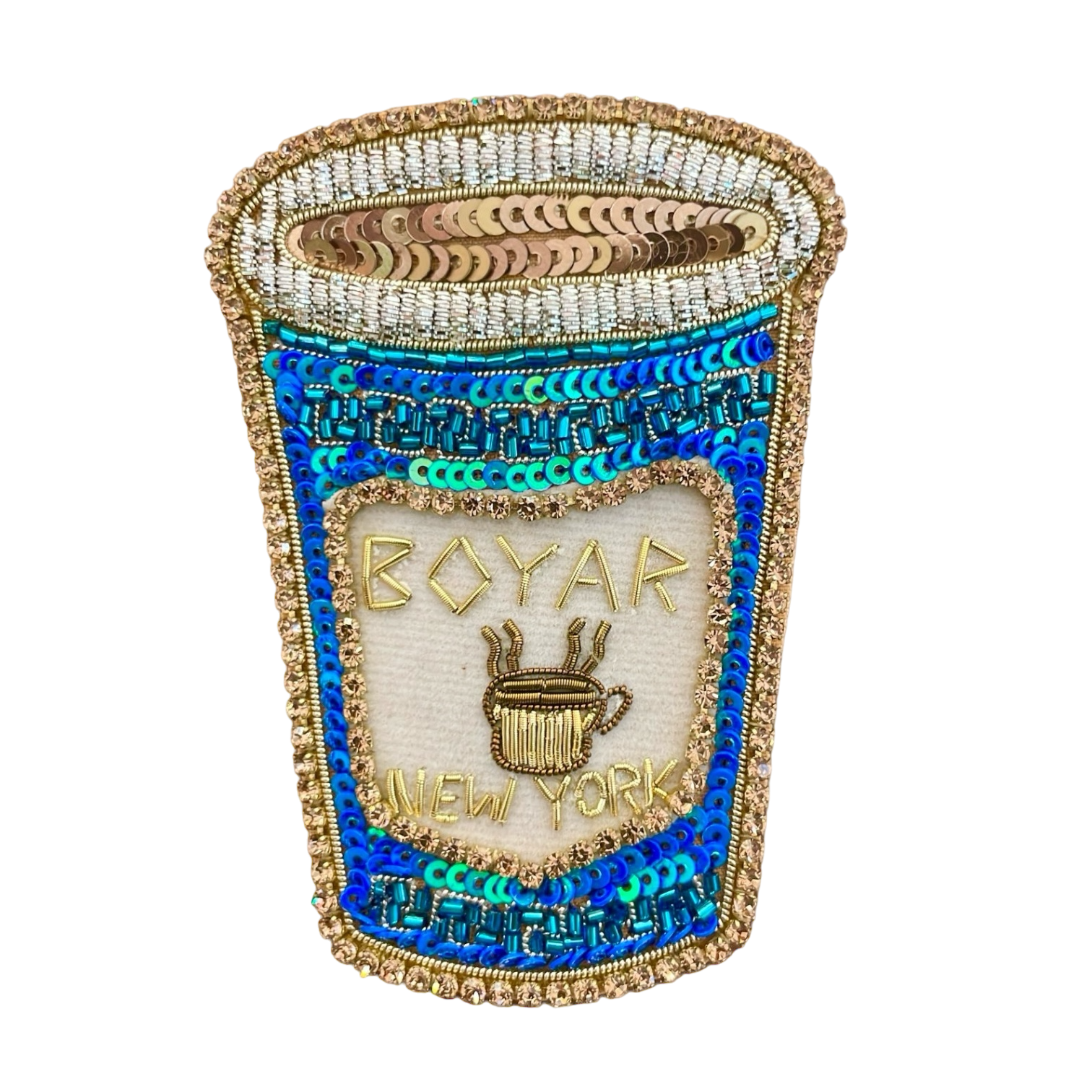 Boyar Coffee Cup Brooch