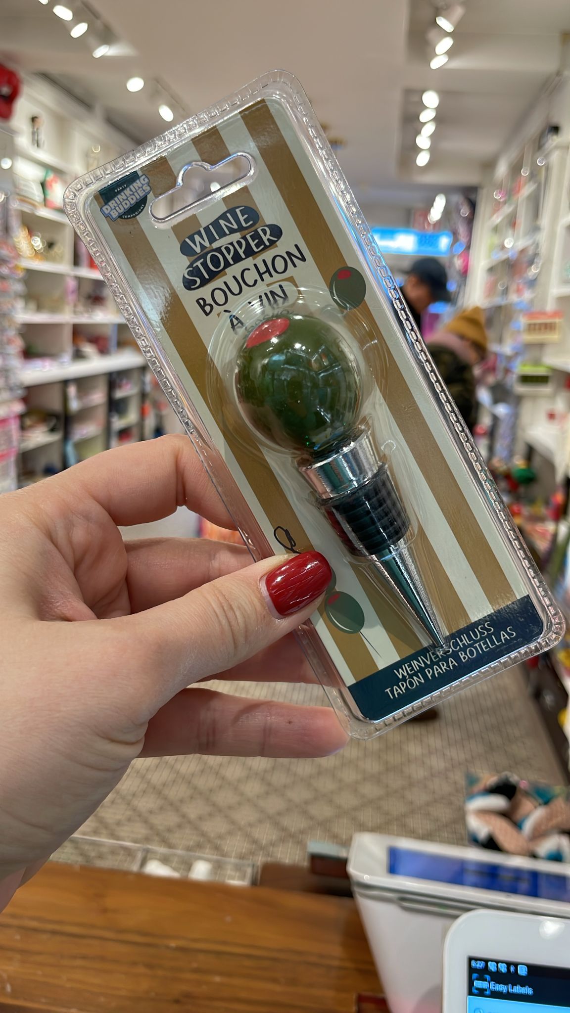 Olive Wine Stopper