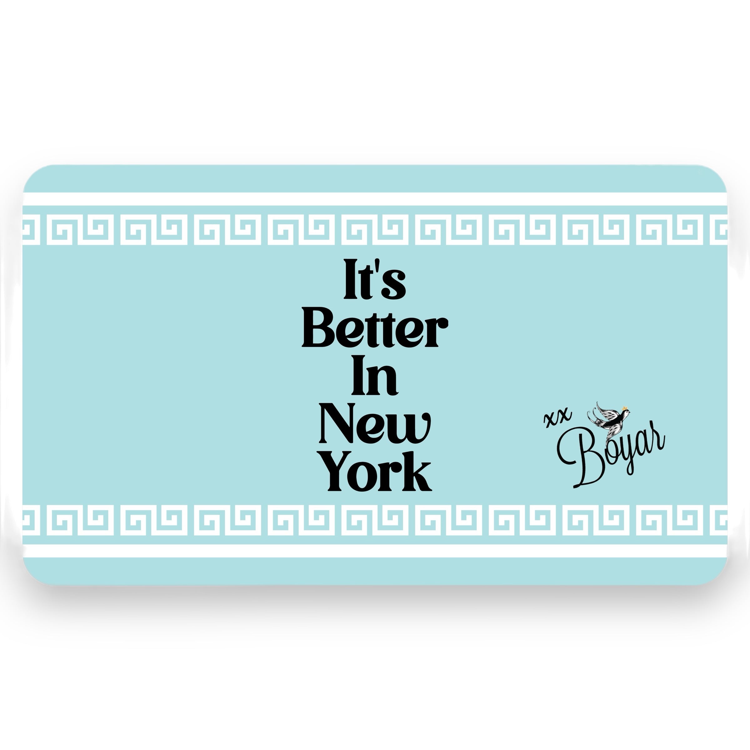 Boyar Gift Card