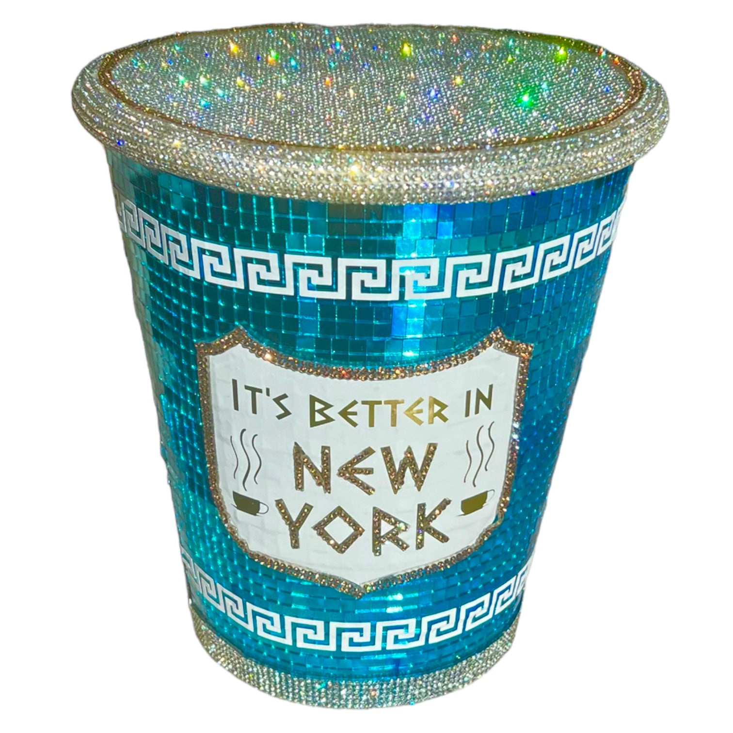 New York Rhinestone Disco Cup