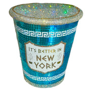 New York Rhinestone Disco Cup