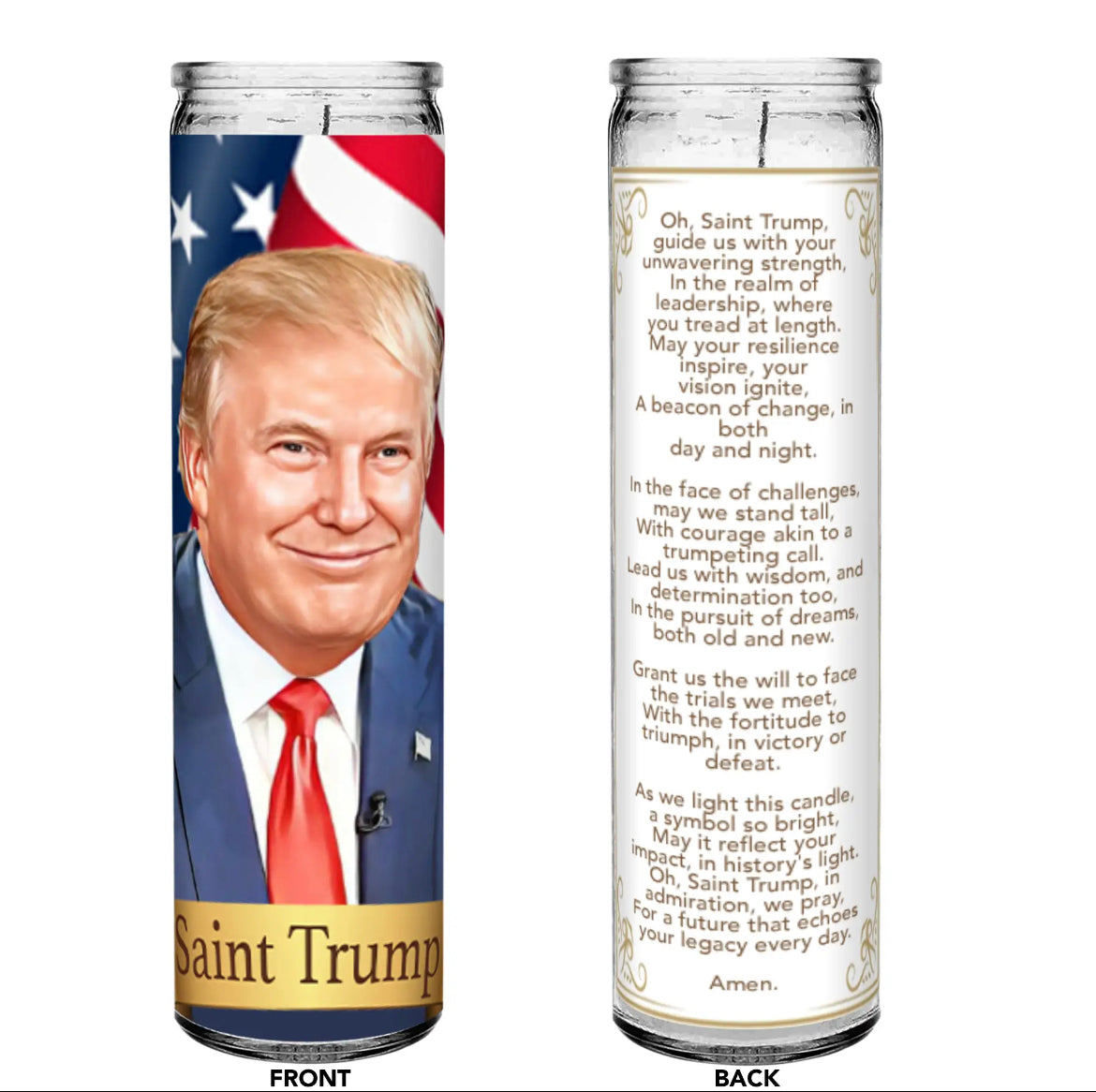Donald Trump Prayer Candle