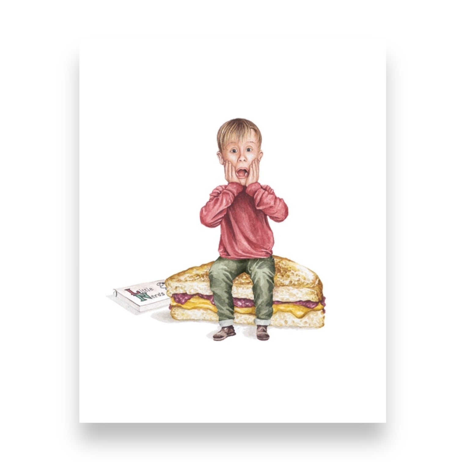 Home Alone On Sandwich Print Art