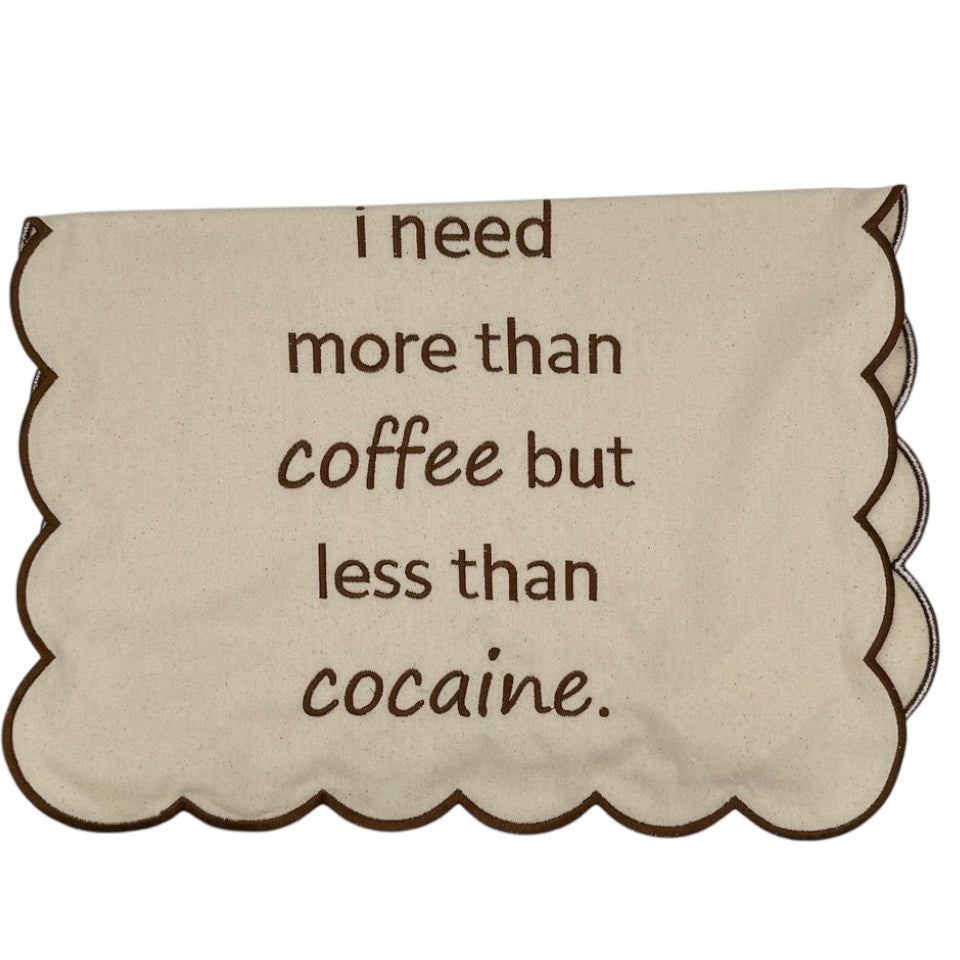 More Than Coffee Towel