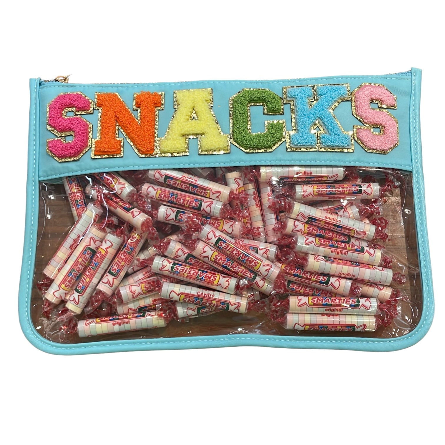 Snacks Candy Filled Pouch Blue