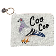 Coo Coo Beaded Coin Purse