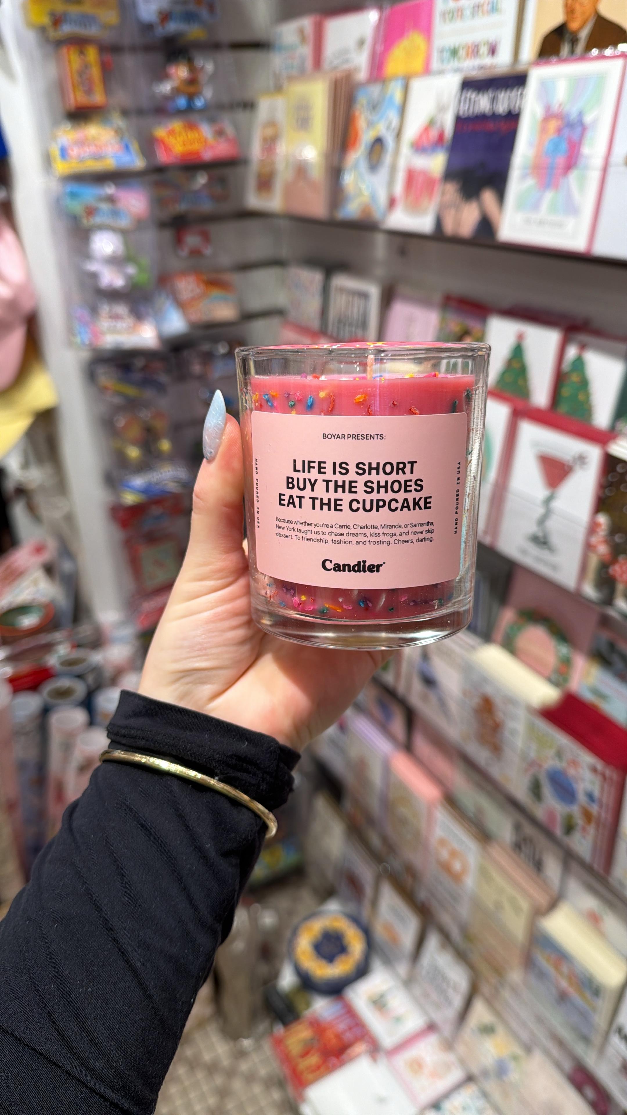 Life Is Short Carrie Candle