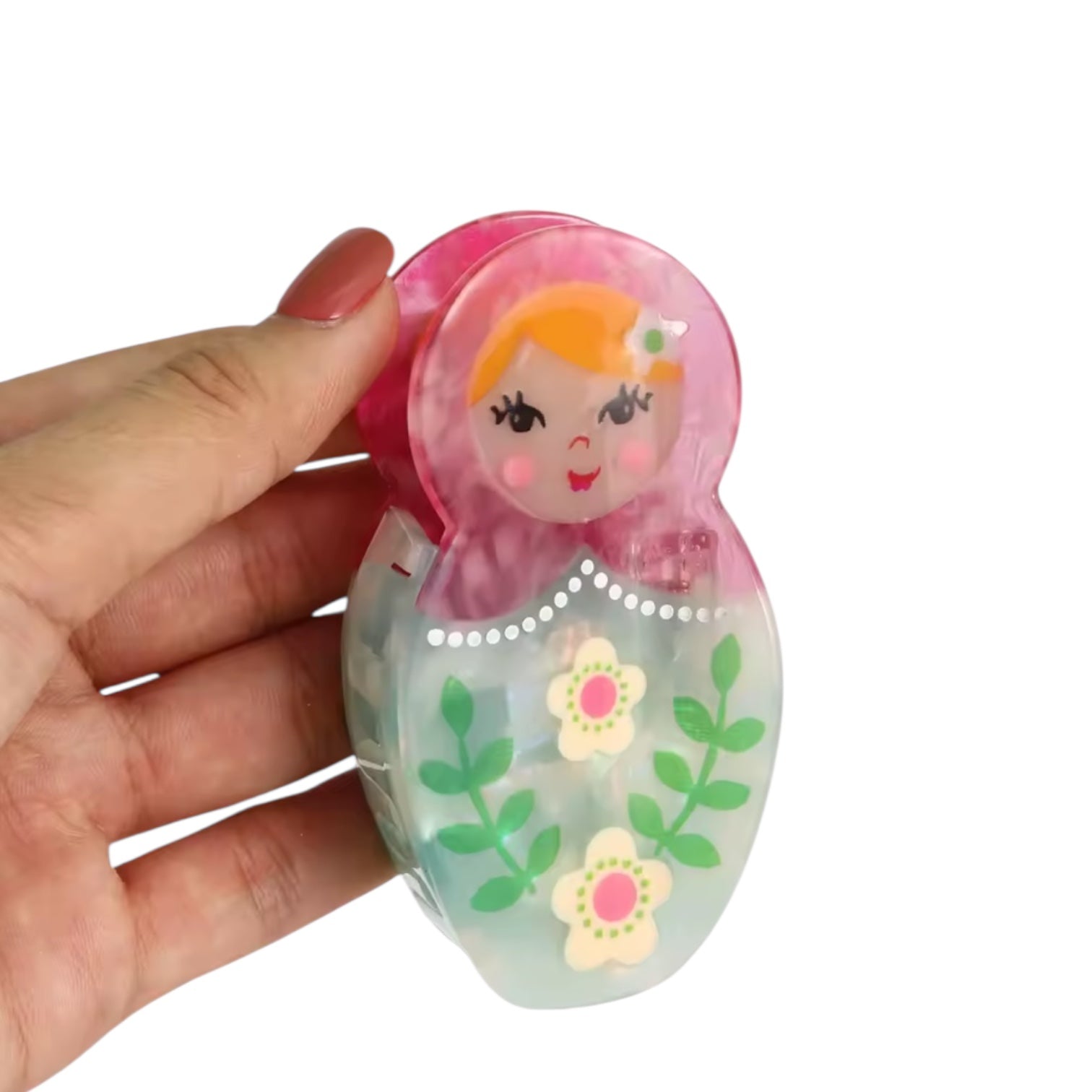 Nesting Doll Hairclip