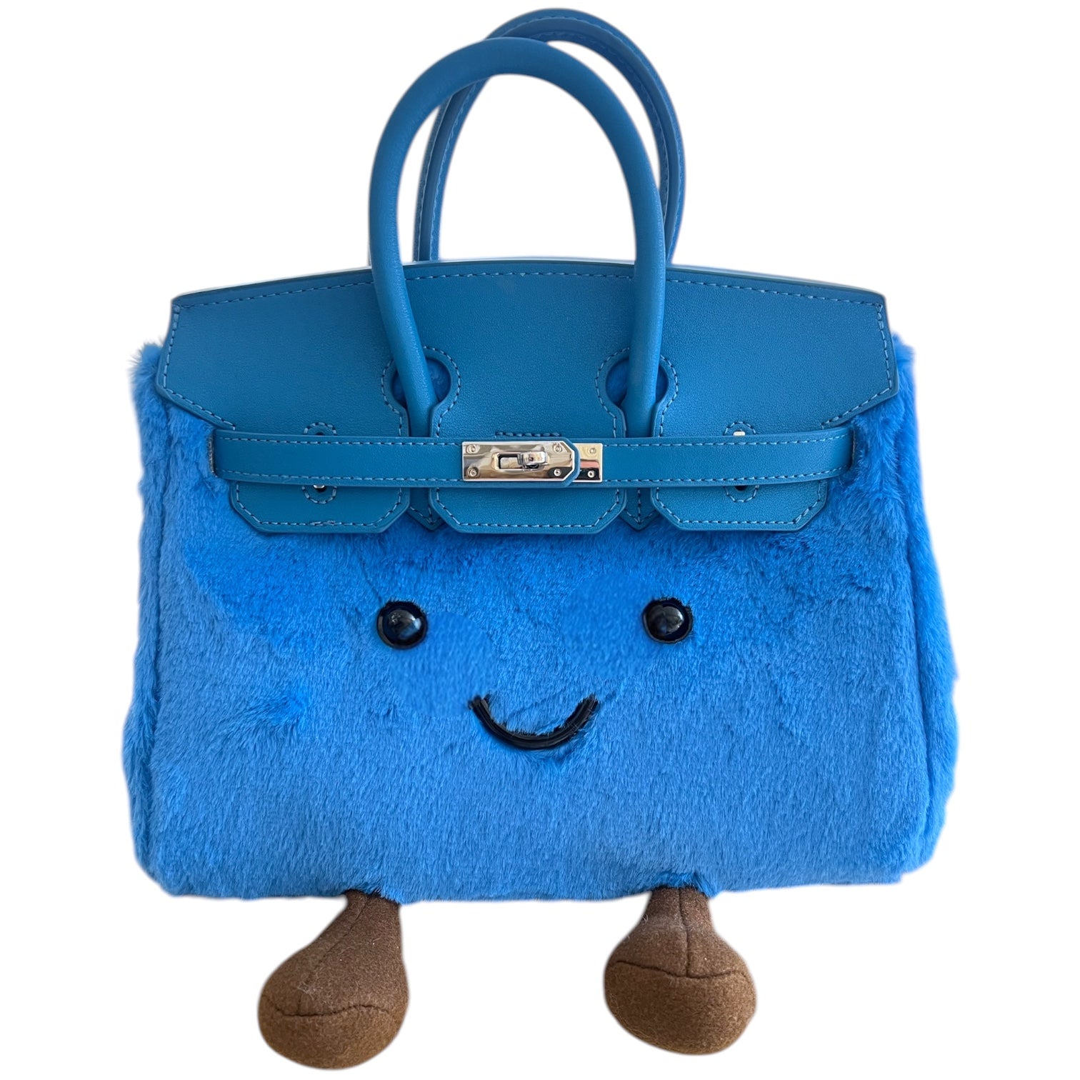 Plush Smiley Bag