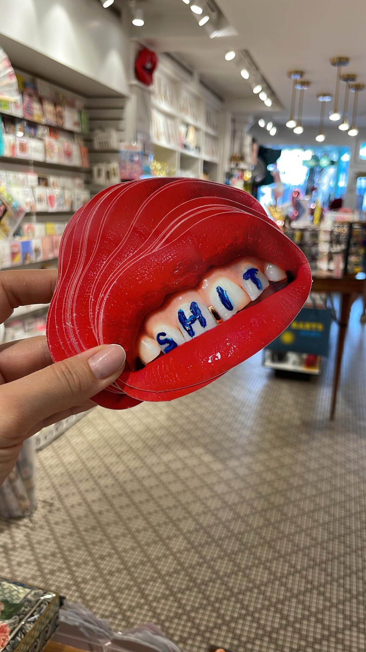 Shit Lips Sticker