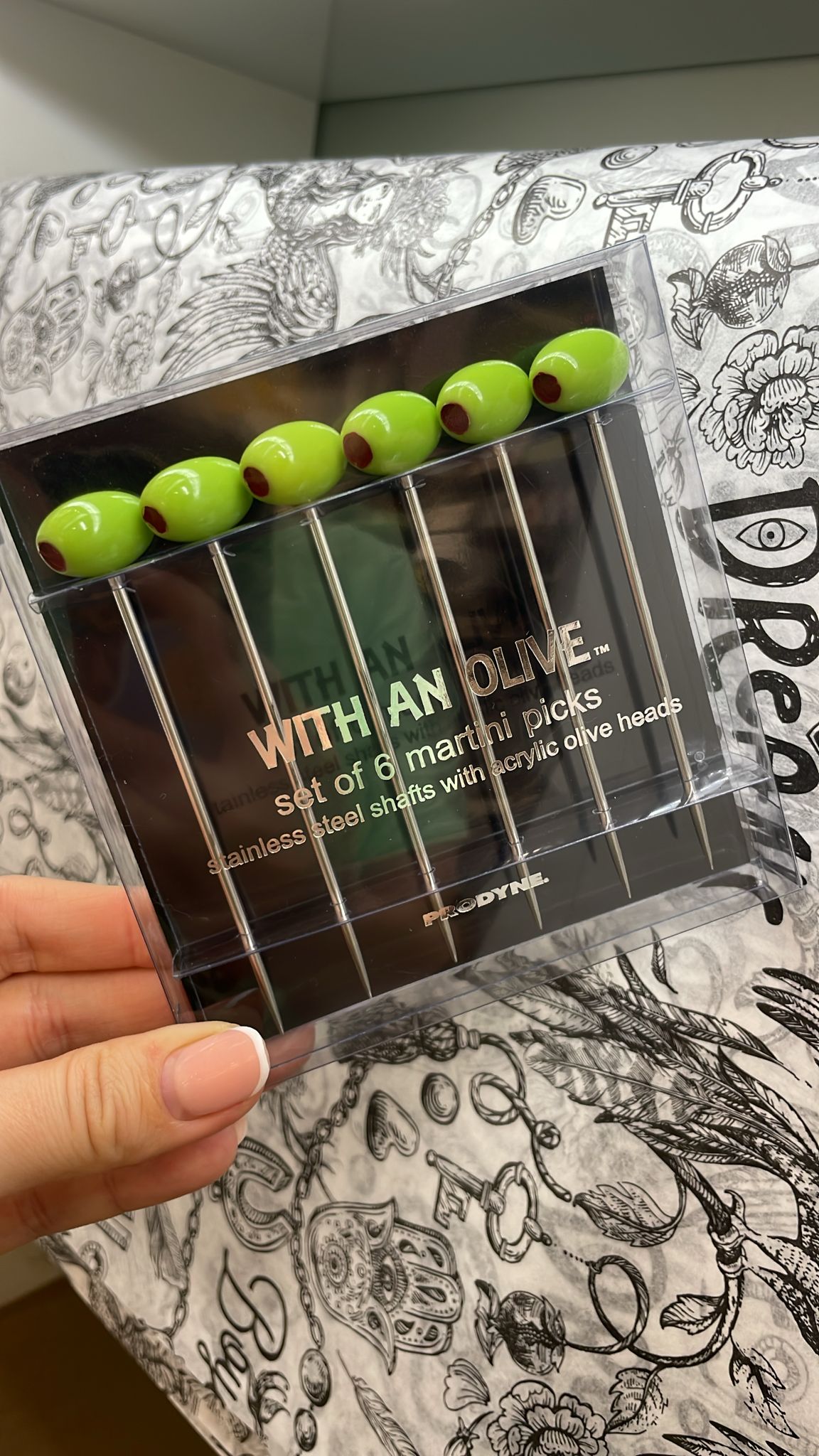 Olive Martini Picks Set