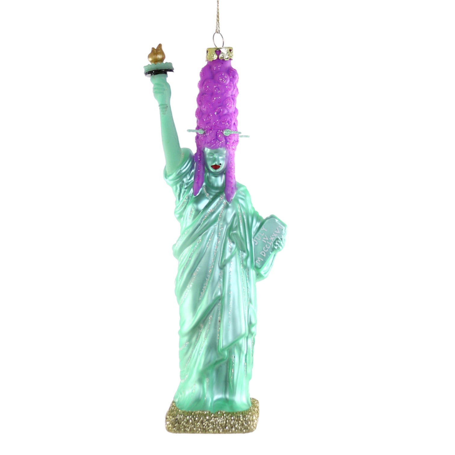 Glam Statue Of Liberty Ornament