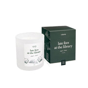 Late Fees At The Library Candle
