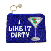 I Like It Dirty Beaded Coin Purse
